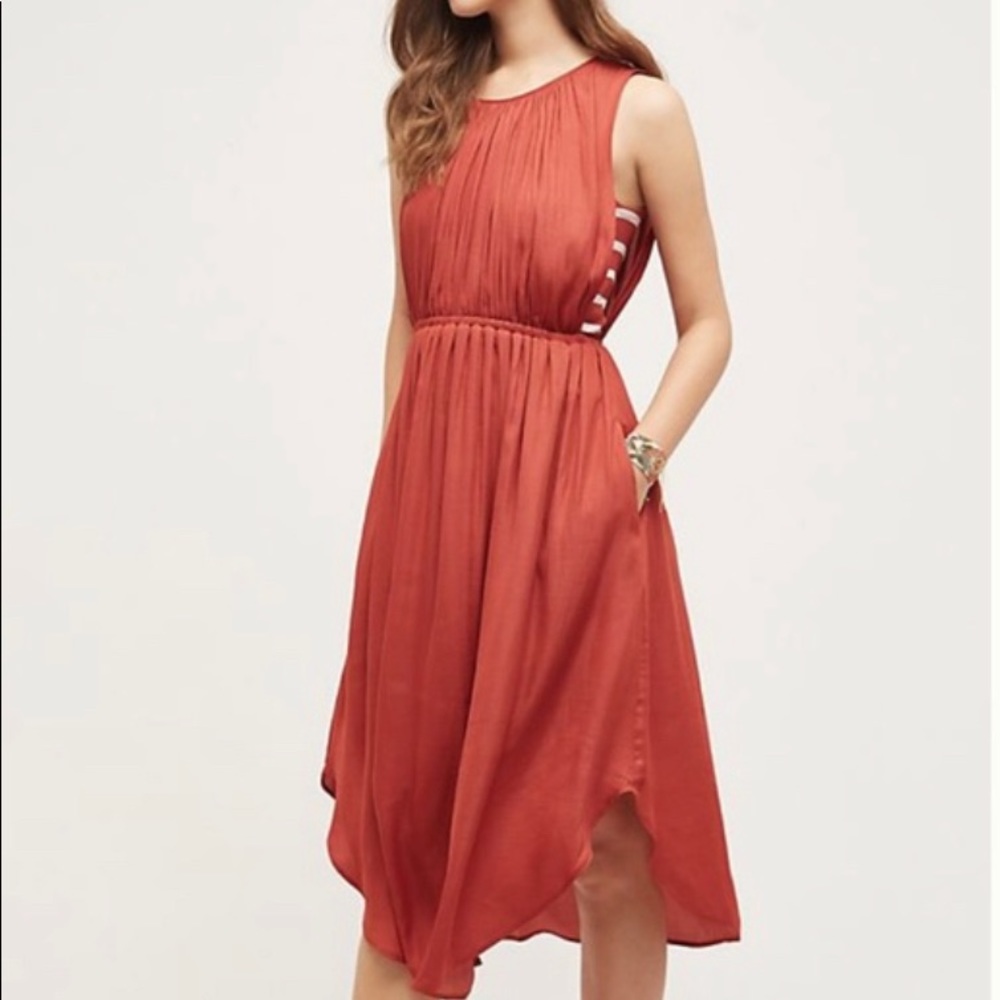 Dolan Left Coast Collection - Anthropologie - Burnt Orange Dress